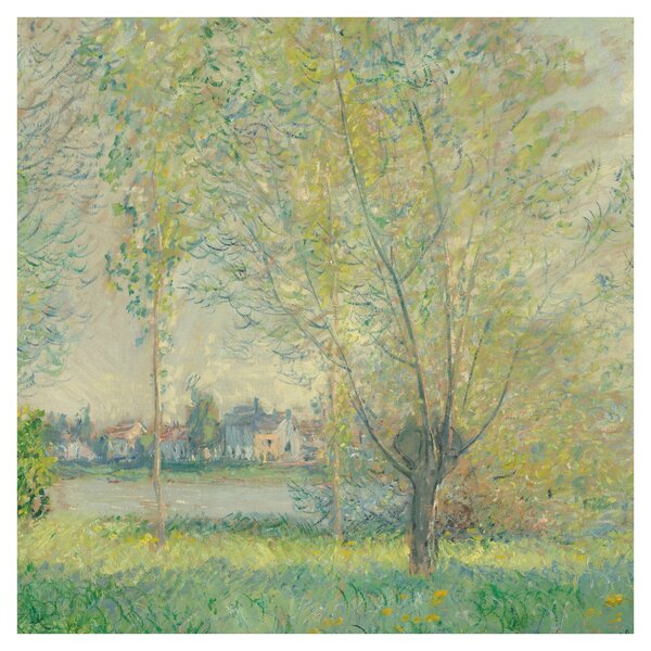 Obraz - Claude Monet, The Willows, reprodukce (30x30 cm)