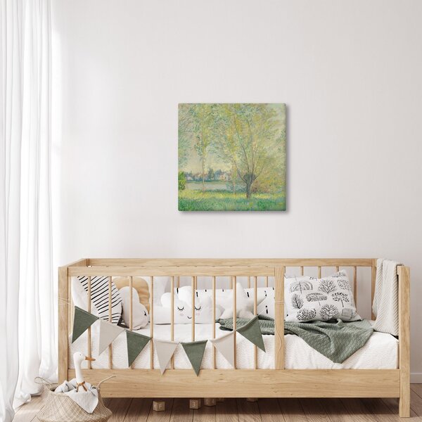 Obraz - Claude Monet, The Willows, reprodukce (30x30 cm)