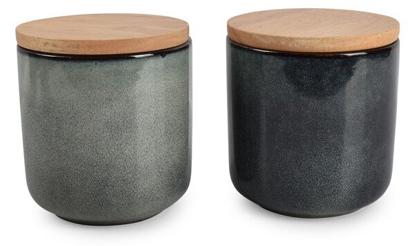 Kameninová dóza na potraviny Meridian – Salt&Pepper