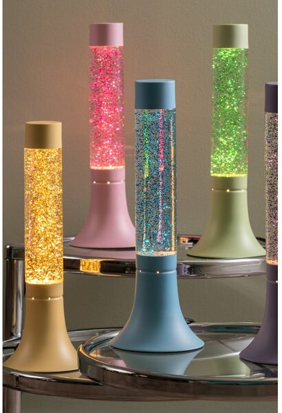 Zelená stolní lampa se skleněným stínidlem (výška 37,5 cm) Astro Glittler – Leitmotiv