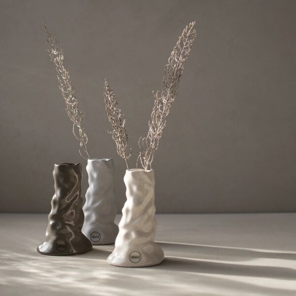 DBKD Keramická váza Bloom - Grey DK325