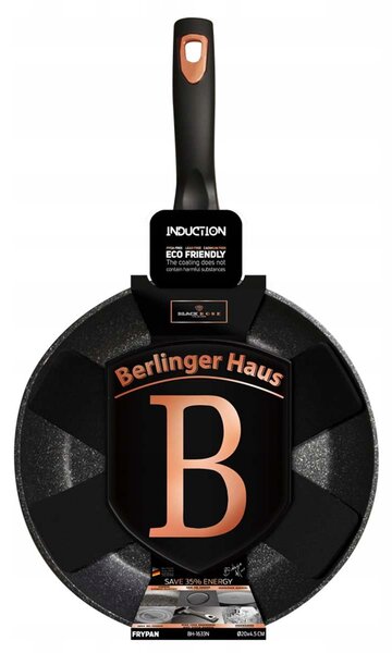 Tradiční pánev Berlinger Haus Black Rose 28 cm granitová