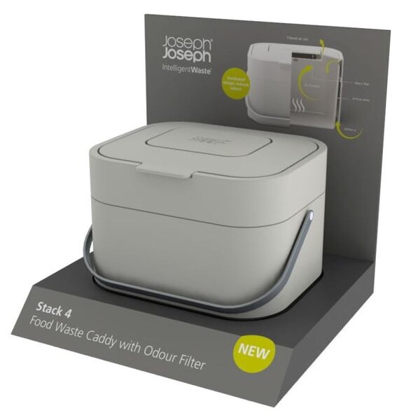 Nádobka na kompostovatelný odpad Joseph Joseph IntelligentWaste Stack, 4 l