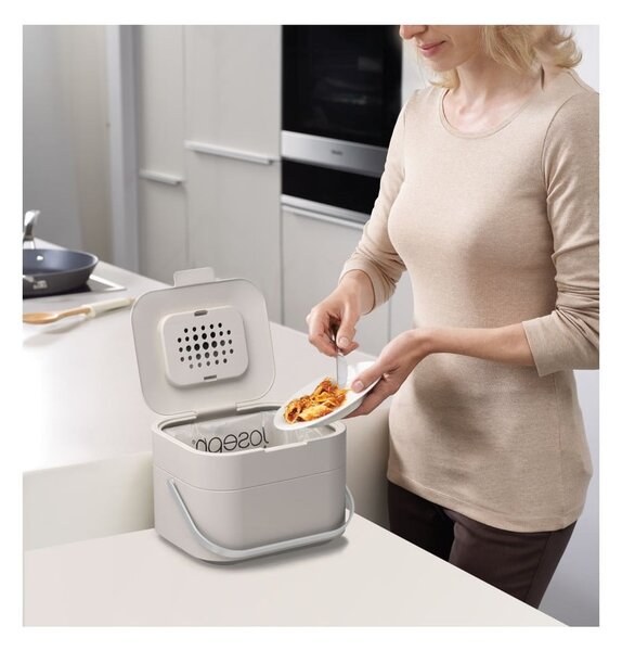 Nádobka na kompostovatelný odpad Joseph Joseph IntelligentWaste Stack, 4 l