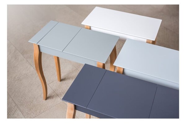 Grafitově šedý toaletní stolek se zrcadlem Ragaba Dressing Table, délka 85 cm