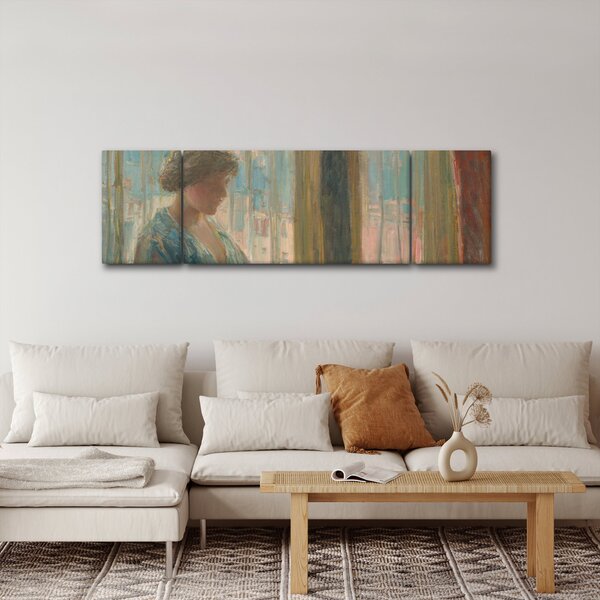 Obraz - Childe Hassam, The New York Window, reprodukce (170x50 cm)