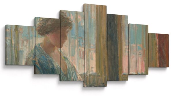 Obraz - Childe Hassam, The New York Window, reprodukce (210x100 cm)