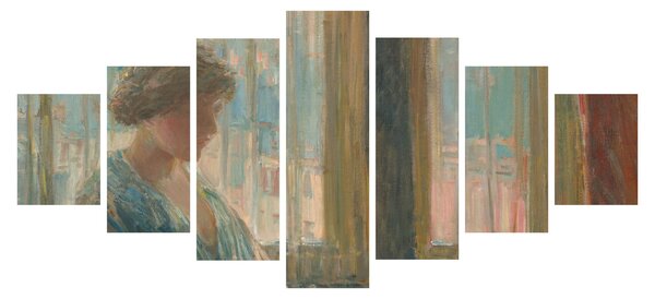Obraz - Childe Hassam, The New York Window, reprodukce (210x100 cm)