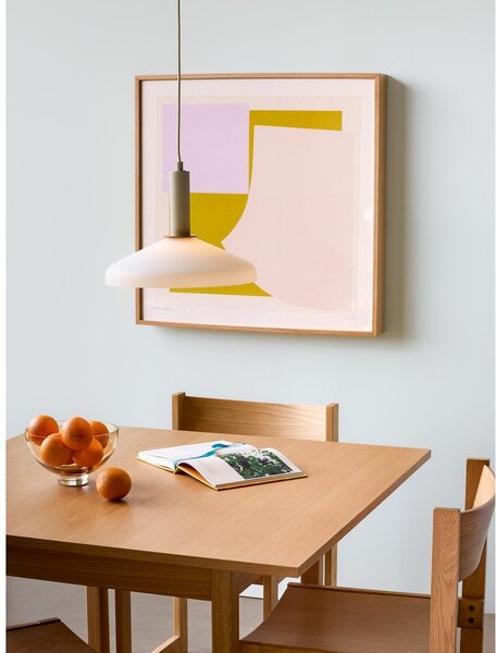 Jídelní stůl v dekoru dubu 110x110 cm Geo – Hübsch