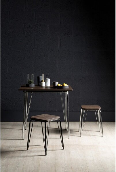 Jídelní stůl z jilmového dřeva ø 80 cm District – Premier Housewares