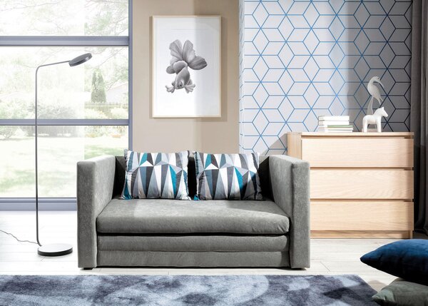 ROZKLÁDACÍ POHOVKA, textil, modrošedá MID.YOU - Rozkládací pohovky, Online Only