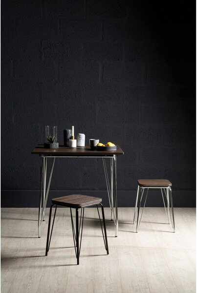 Jídelní stůl z jilmového dřeva ø 80 cm District – Premier Housewares