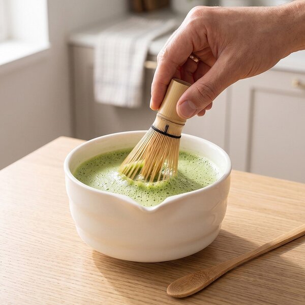 Porcelánový matcha set – Orion