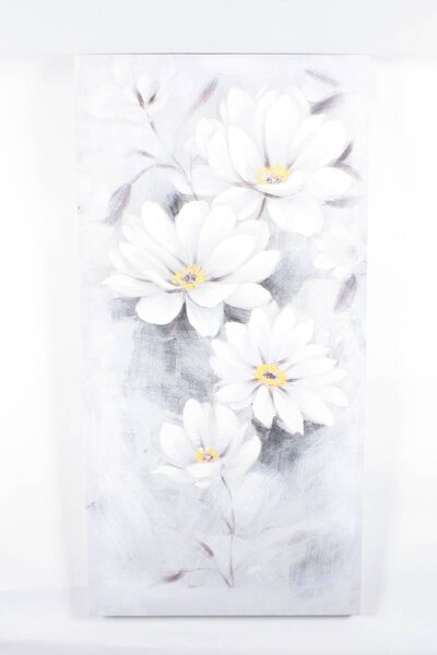 Obraz bíle květy