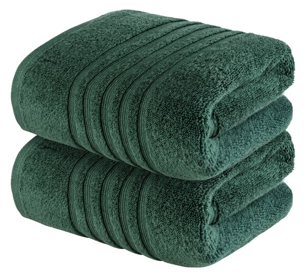 LIVARNO home Froté ručník, 50 x 100 cm (tmavě zelená) (100370808004)