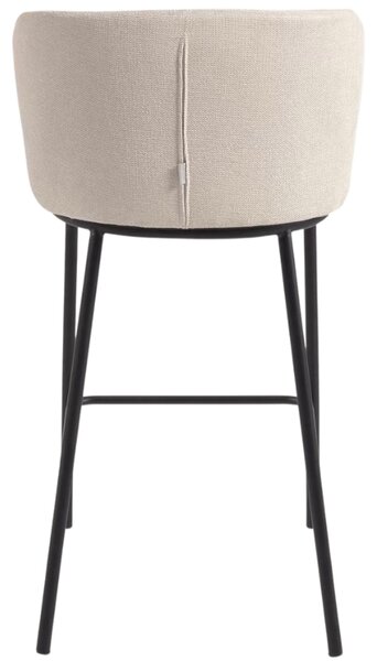 Kave Home Béžová barová židle Ciselia 65 cm