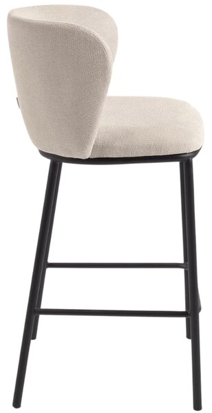 Kave Home Béžová barová židle Ciselia 65 cm