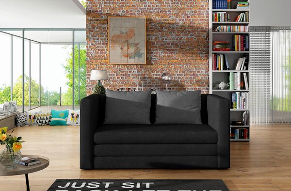 ROZKLÁDACÍ POHOVKA, textil, šedá, černá MID.YOU - Rozkládací pohovky, Online Only