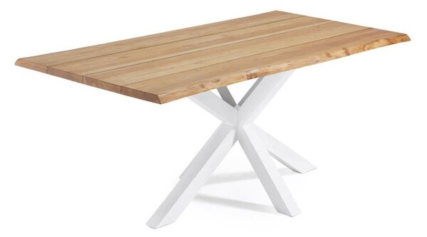 Jídelní stůl s deskou v dubovém dekoru 90x160 cm Argo – Kave Home