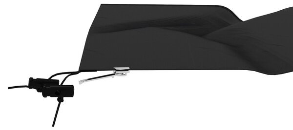 Vodotěsný obal na slunečník Outsunny Oxford 420D s zipem pro venkovní zahradu 178x25/35 cm černý | Aosom