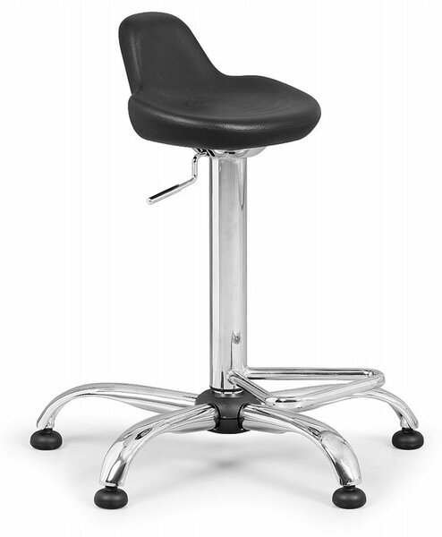 Laboratorní stolička Biedrax Z9515 s kluzáky