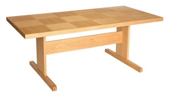 Jídelní stůl v dekoru dubu 95x195 cm Skak – Hübsch