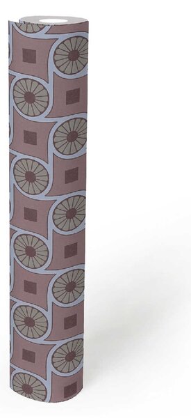 A.S. Création | Vliesová tapeta na zeď ART OF EDEN 39060-1 | 0,53 x 10,05 m | fialová, hnědá