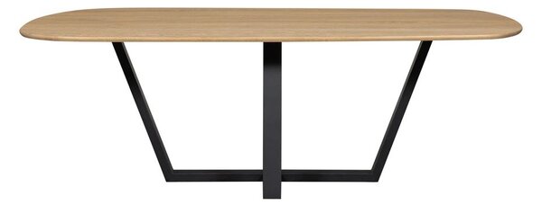 Jídelní stůl s deskou z dubového dřeva 100x220 cm Tablo – WOOOD