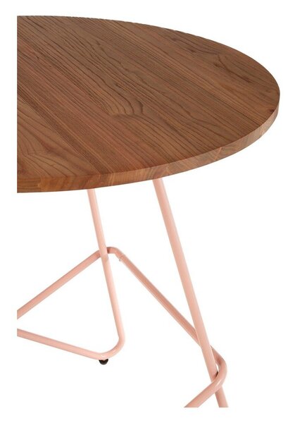 Kulatý jídelní stůl z jilmového dřeva ø 80 cm District – Premier Housewares