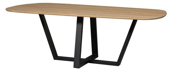 Jídelní stůl s deskou z dubového dřeva 100x220 cm Tablo – WOOOD