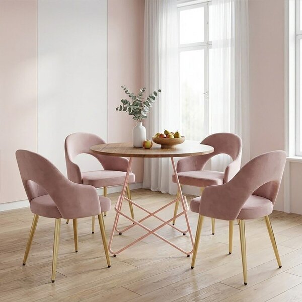Kulatý jídelní stůl z jilmového dřeva ø 80 cm District – Premier Housewares