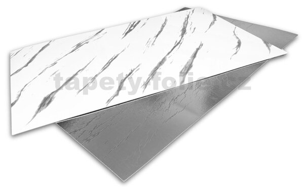 Samolepící panely na zeď YP-137, cena za kus, rozměr 100 cm x 60 cm, mramor šedý, IMPOL TRADE