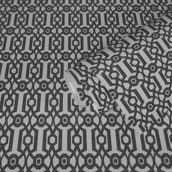 A.S. Création | Vliesová tapeta na zeď ART OF EDEN 39062-4 | 0,53 x 10,05 m | bílá, černobílá, černá