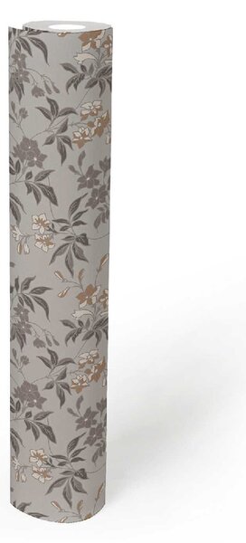 A.S. Création | Vliesová tapeta na zeď ART OF EDEN 39063-2 | 0,53 x 10,05 m | šedá