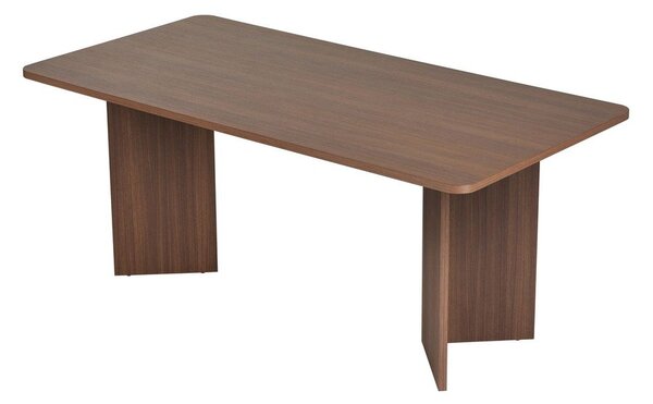 Jídelní stůl v dekoru ořechu 90x180 cm Linza – Kalune Design
