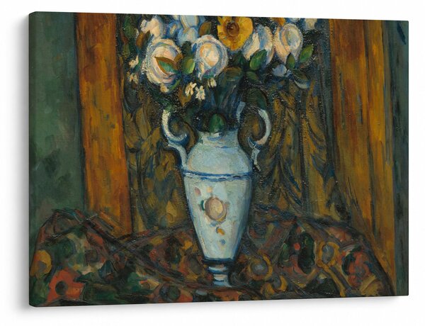 Obraz - Paul Cézanne, Vase of Flowers, reprodukce (70x50 cm)