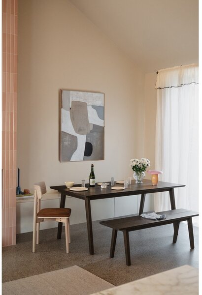 Rozkládací jídelní stůl s deskou v dubovém dekoru 90x180 cm Melfort – Rowico