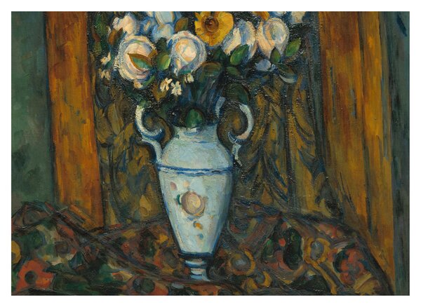 Obraz - Paul Cézanne, Vase of Flowers, reprodukce (70x50 cm)