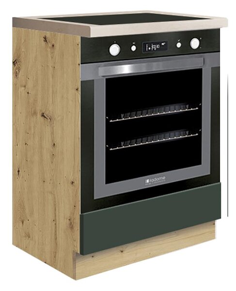 Kuchyňská linka GLAMOUR z | 172,5x312,5 cm | zelená mat