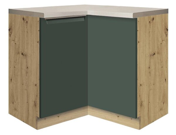 Kuchyňská linka GLAMOUR z | 172,5x312,5 cm | zelená mat