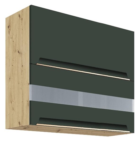 Kuchyňská linka GLAMOUR z | 172,5x312,5 cm | zelená mat