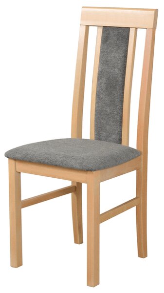 Jídelní židle NILA 2 NEW dub grandson/tmavě šedá