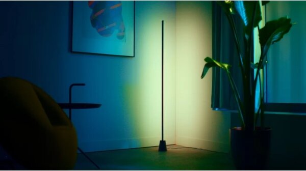 WiZ -LED RGBIC Stmívatelná stojací lampa GRADIENT LED/9,7W/230V 2700-6500K Wi-Fi