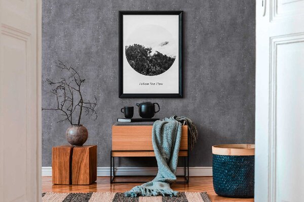 A.S. Création | Vliesová tapeta na zeď Beton 2 37840-3 | 0,53 x 10,05 m | metalická, šedá