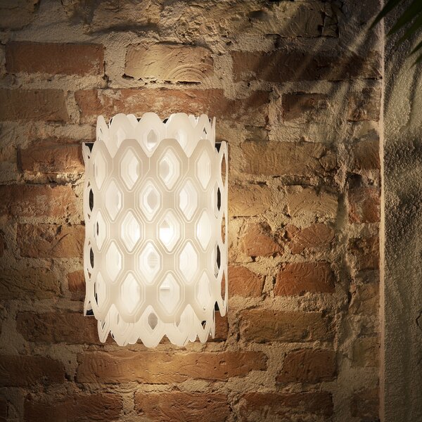 SLAMP CHRWM00WHT00000000EU Charlotte, bílé designové nástěnné svítidlo, 1xE27, výška 32cm