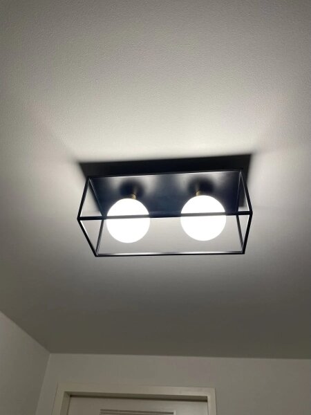 Ledvance - Venkovní nástěnné svítidlo DECOR SQUARE 2xG9/28W/230V IP44