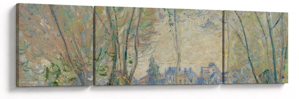 Obraz - Claude Monet, Woman Seated under the Willows, reprodukce (170x50 cm)
