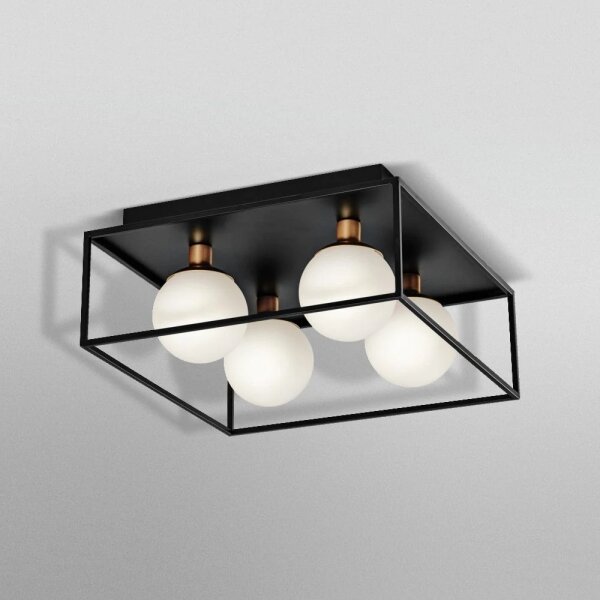 Ledvance - Venkovní nástěnné svítidlo DECOR SQUARE 4xG9/28W/230V IP44