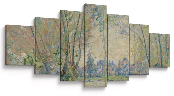 Obraz - Claude Monet, Woman Seated under the Willows, reprodukce (210x100 cm)