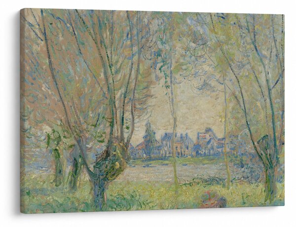 Obraz - Claude Monet, Woman Seated under the Willows, reprodukce (70x50 cm)